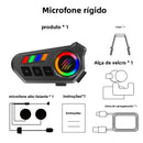 Intercomunicador Bluetooth 5.4 Para Capacete Atende Chamada, Ligação,gps