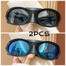 Óculos De Sol Plantar Lupa Preto Estilo Trav Pod Mitic Scott Preto/kit Transparente